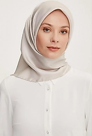 ARMİNE %100 İpek Eşarp Bej